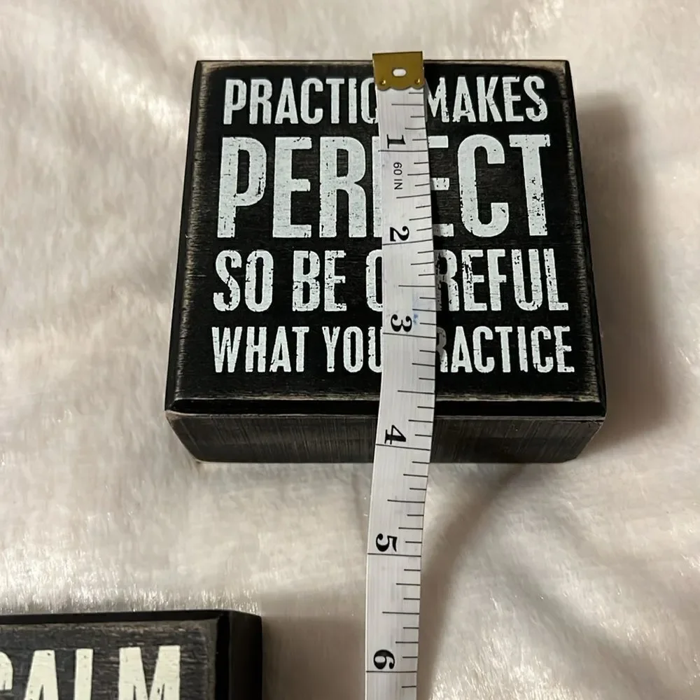 2 Wooden Signs